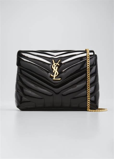 Saint Laurent Loulou Small Monogram YSL Varnish V